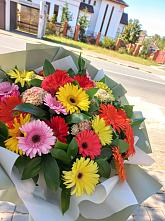 Букет цветов из:  Герберы #REPLACE_PRED# Шарье